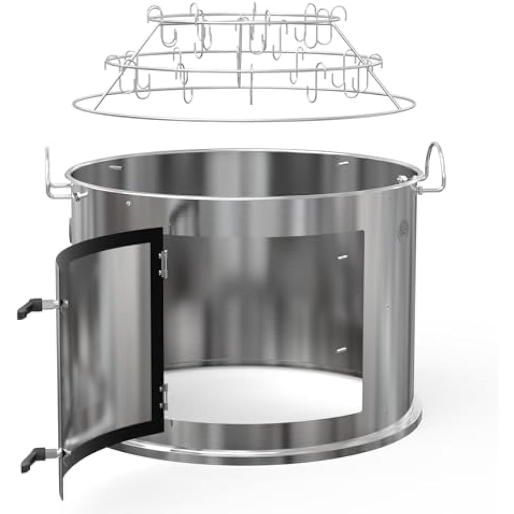 Onlyfire Stainless Steel Kettle Smoker Ring & Bacon Hanger for Weber 57cm