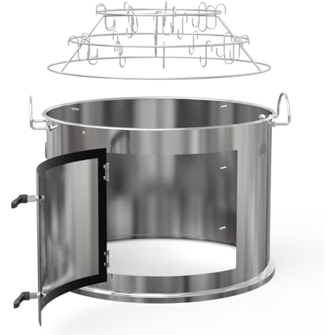 Onlyfire Stainless Steel Kettle Smoker Ring & Bacon Hanger for Weber 57cm
