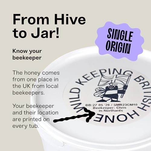 Black Bee Honey – Pure British Autumn Honey | Raw & Unprocessed – 1kg