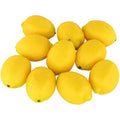 JEDFORE Artificial Lemons - Realistic Fake Fruit for Home Decor, 10 Pack