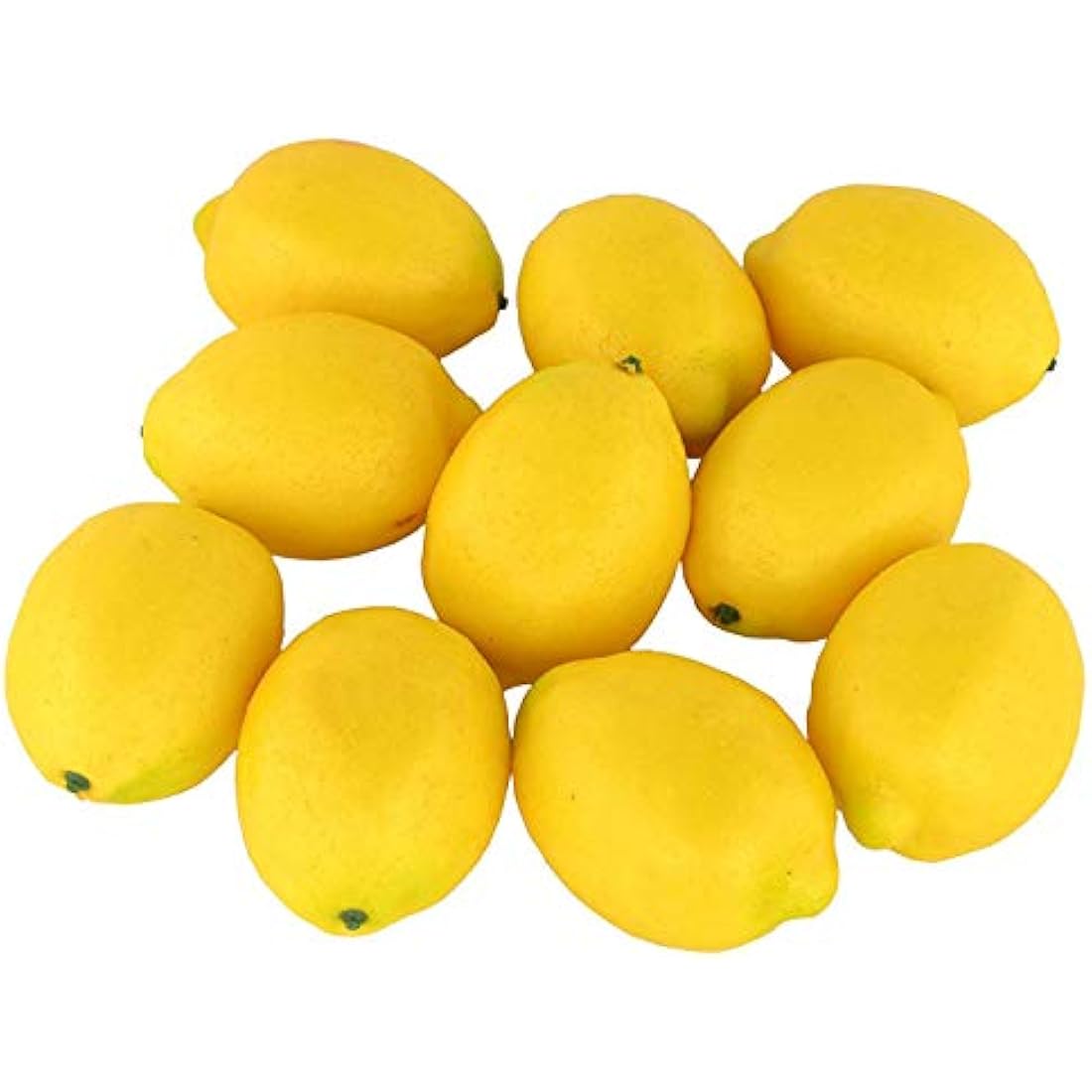 JEDFORE Artificial Lemons - Realistic Fake Fruit for Home Decor, 10 Pack