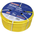 Faithfull Heavy-Duty Reinforced PVC Builders Hose | 50M x 12.5mm Yellow