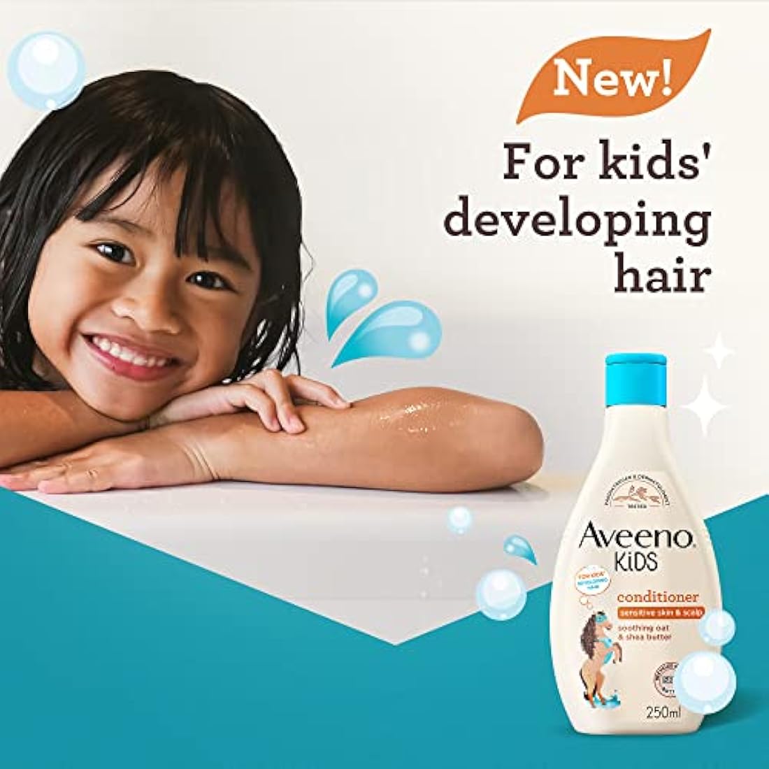Aveeno Kids Conditioner 250ml – Detangling Oat & Shea Butter