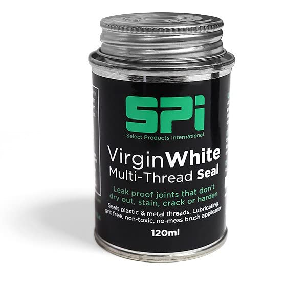 Select Virgin White PTFE Thread Sealant Paste for Pipes – 120ml