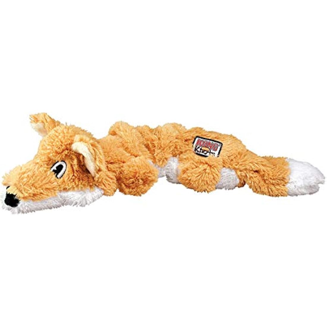 KONG Scrunch Knots Fox Dog Toy – Internal Knotted Rope & Stuffing-Free