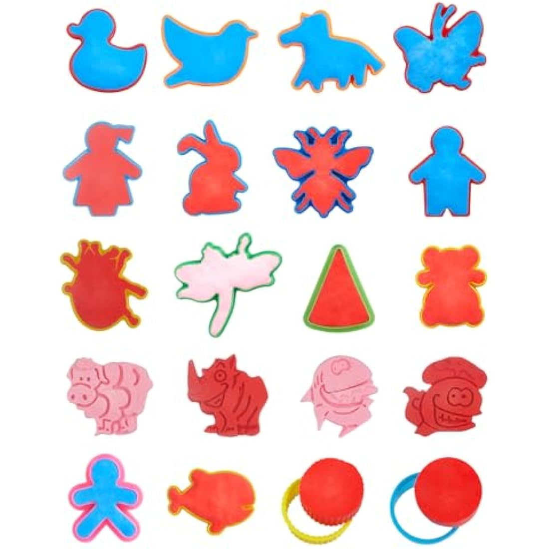 44 Pcs Kids Dough Tools Kit – Modeling Clay Cutters Set