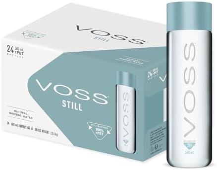 VOSS Still Natural Mineral Water – 24 x 500ml PET Bottles Bulk Pack