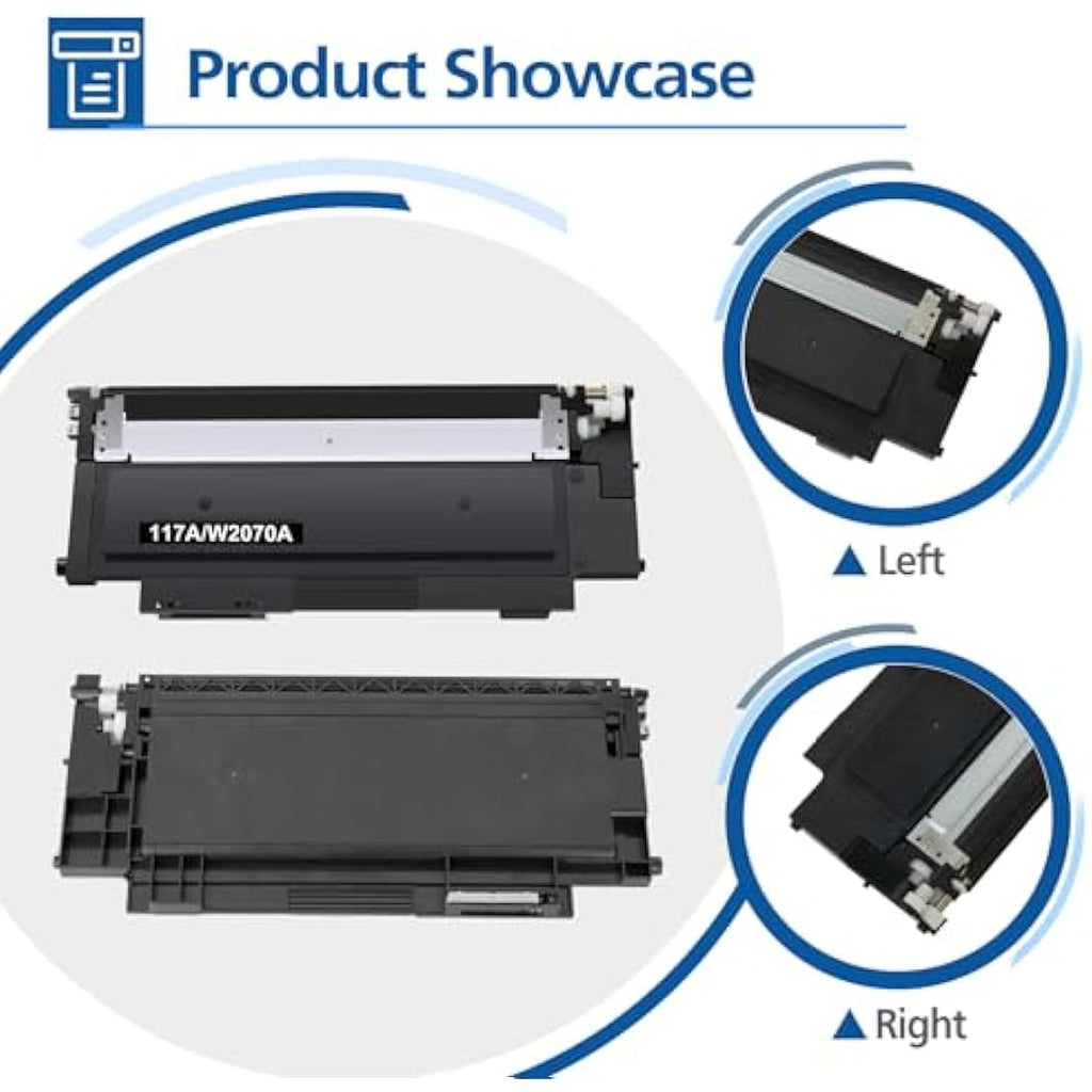 Jolof Store 117A Toner Cartridge 4-Pack for HP Color Laser MFP 179 178 150