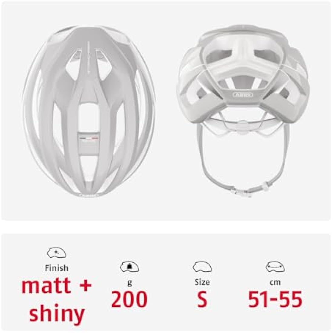 ABUS StormChaser ACE Road Bike Helmet – Lightweight Racing Bicycle Gear
