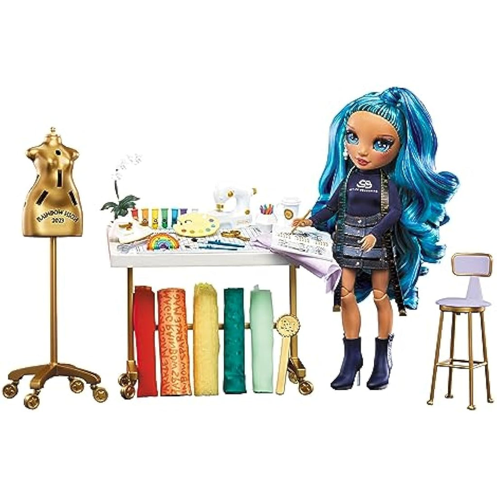 Rainbow High Dream & Design Fashion Studio Playset with Skyler Doll