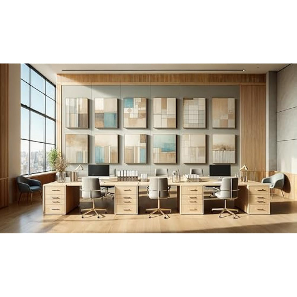 Jolof Store Stretched Canvas with Pinewood Floating Frame - 40x50cm