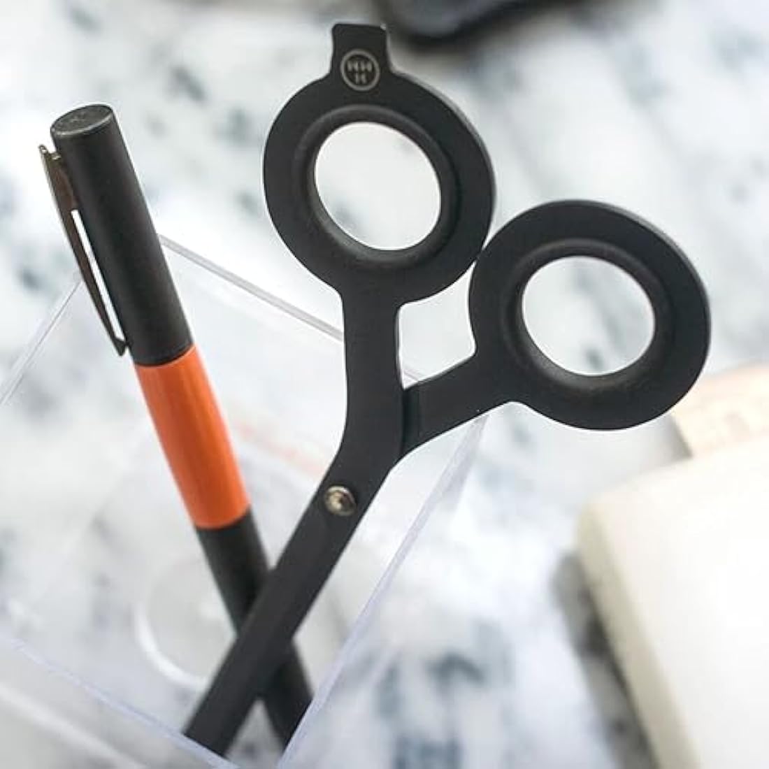 HMM Gold Table Scissors | Japanese Stainless Steel with Base – Jolof Store