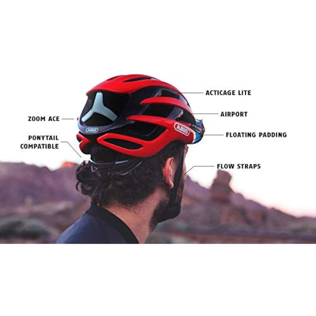 ABUS AirBreaker Road Bike Helmet – Lightweight Aerodynamic Cycling