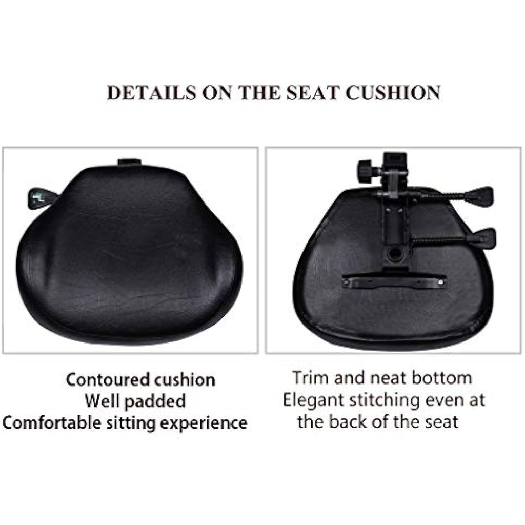 Kaleurrier Ergonomic Drafting Chair – Adjustable Swivel Stool with Backrest