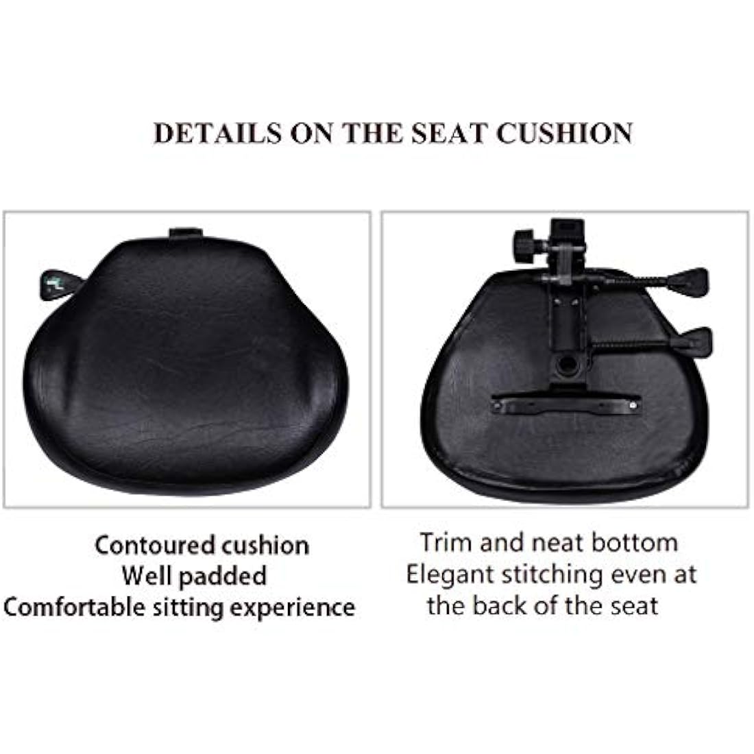 Kaleurrier Ergonomic Drafting Chair – Adjustable Swivel Stool with Backrest