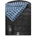 FORINBUY Double Sleeping Bag – Queen Size Winter Flannel 2 Person Bag