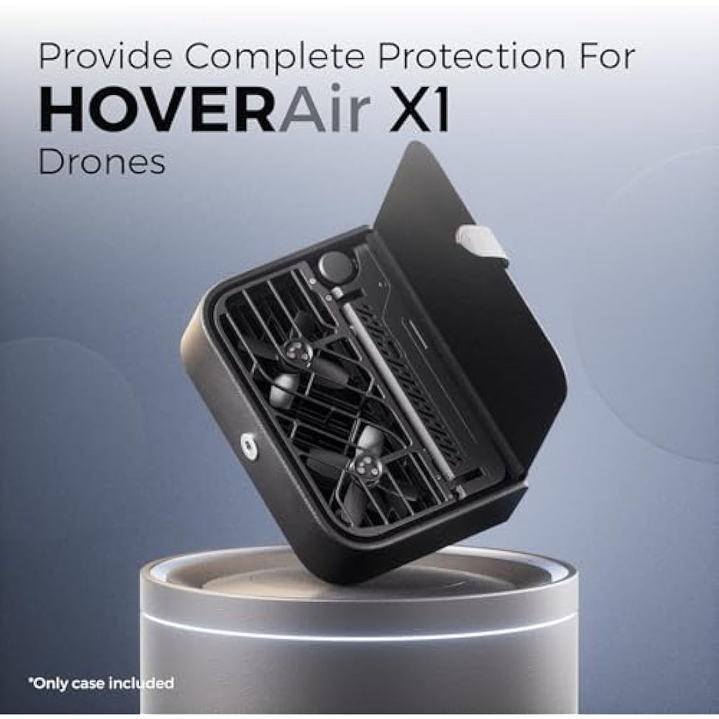 HOVERAir X1 Drone Case – Waterproof PU Portable Storage Bag in Black