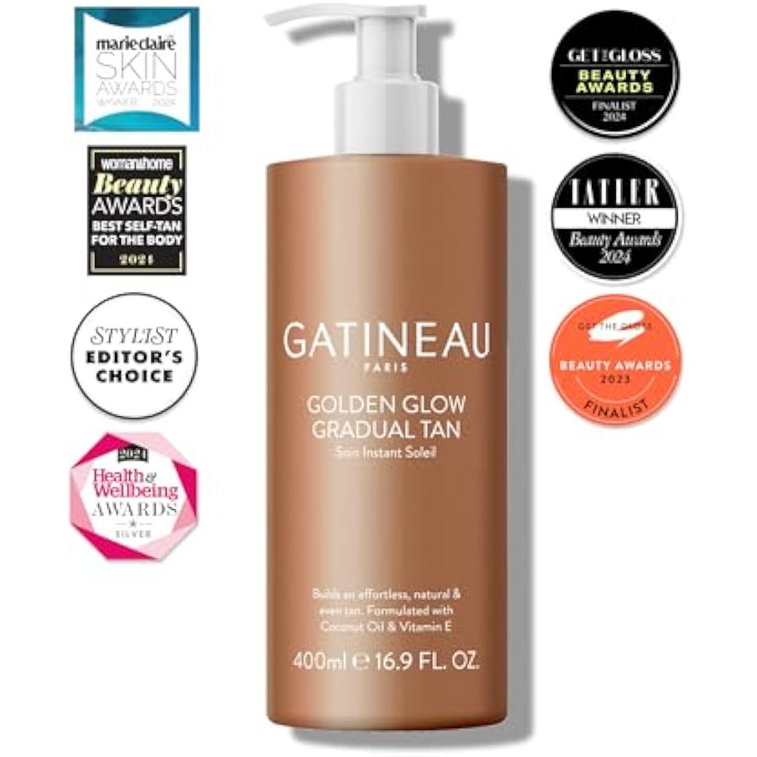 Gatineau Total Body Glow Skincare Gift Set – Gradual Tan & Lotion 2x400ml