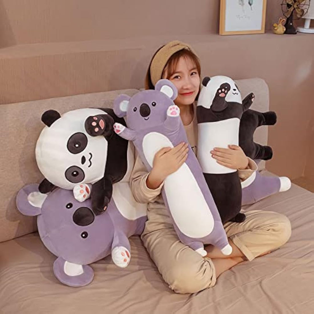 Panda Plush Body Pillow – 43.3 Inch Soft Stuffed Animal Toy