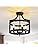 AOLALA 4-Light Black Metal Chandelier – Industrial Convertible Pendant Light