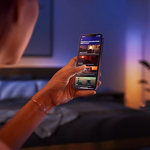 Philips Hue Gradient Signe Smart Table Light – Oak Finish LED Lamp