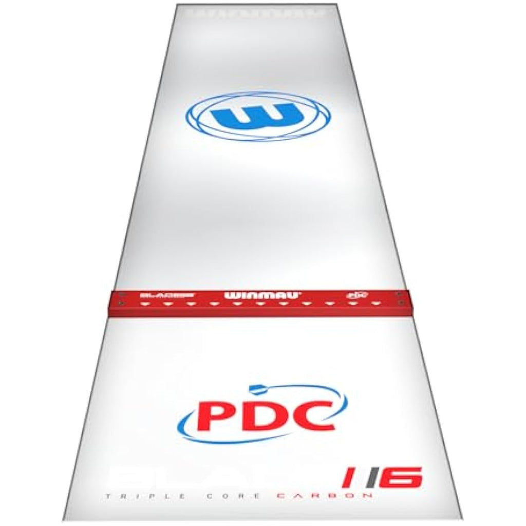 Winmau Clearzone Darts Mat – Professional PVC Floor Protector with Raised Oche