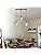 Jolof Store Nordic 3-Light Pendant Lamp – 50cm Metal Ceiling Fixture