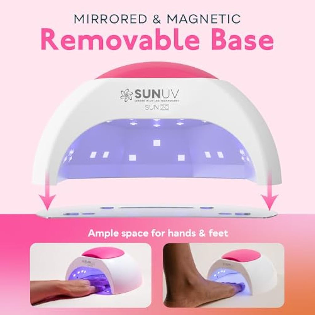 SUNUV 48W UV LED Nail Lamp | Professional Gel Nail Dryer with Timer