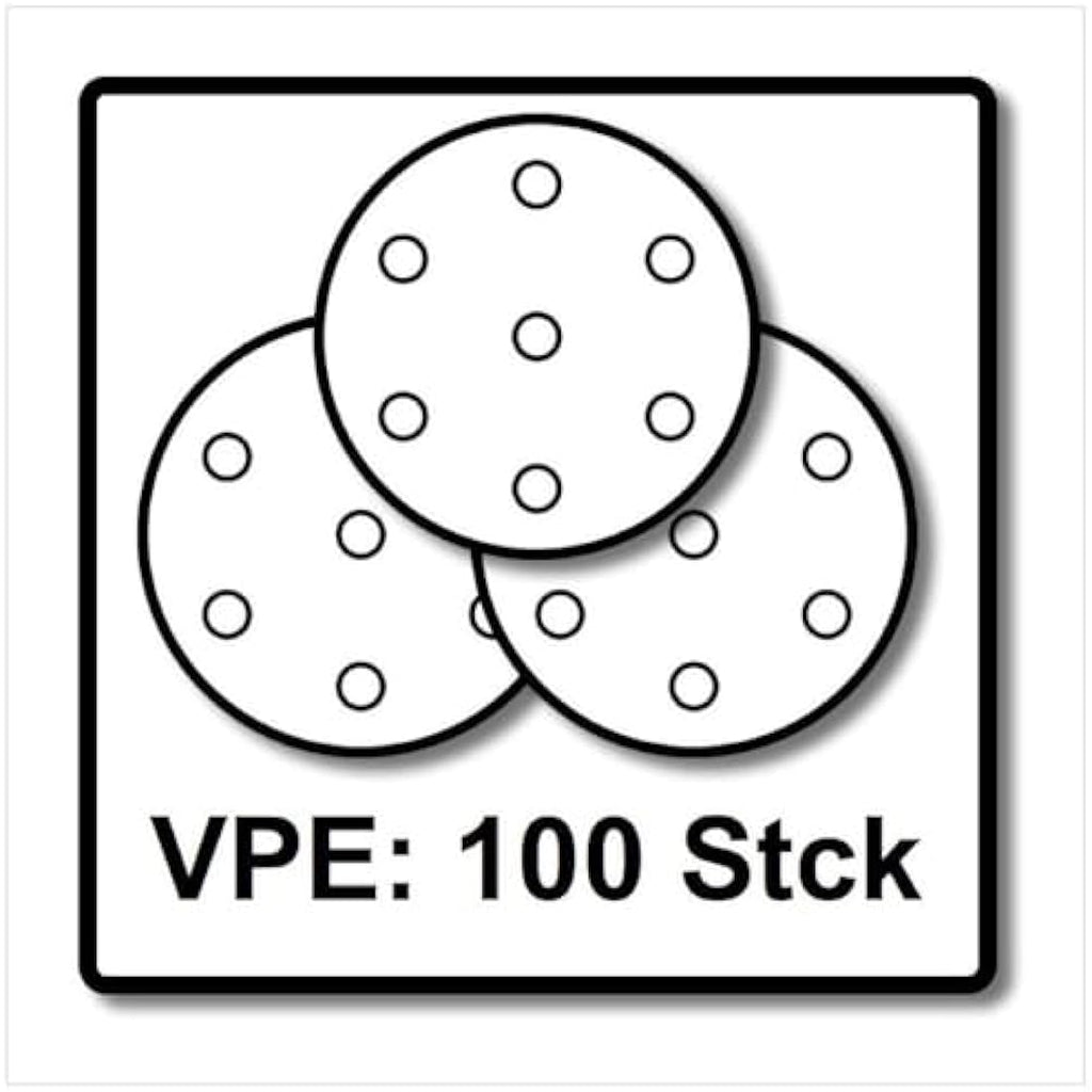 Festool Granat D125/8 P150 Abrasive Sanding Discs – 100 Pack
