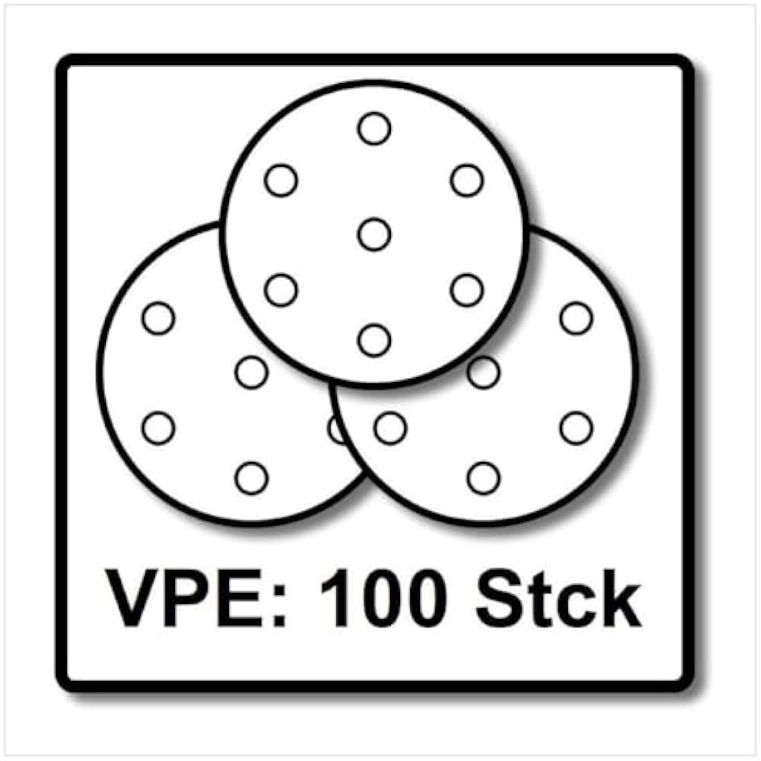 Festool Granat D125/8 P150 Abrasive Sanding Discs – 100 Pack