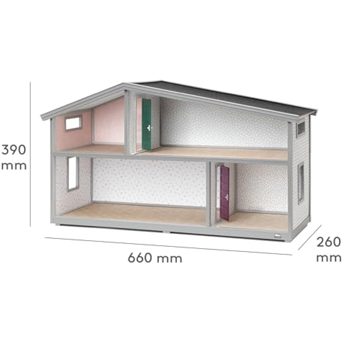 Lundby Expandable Modular Doll House – 2 Storey 4 Room Swedish Design
