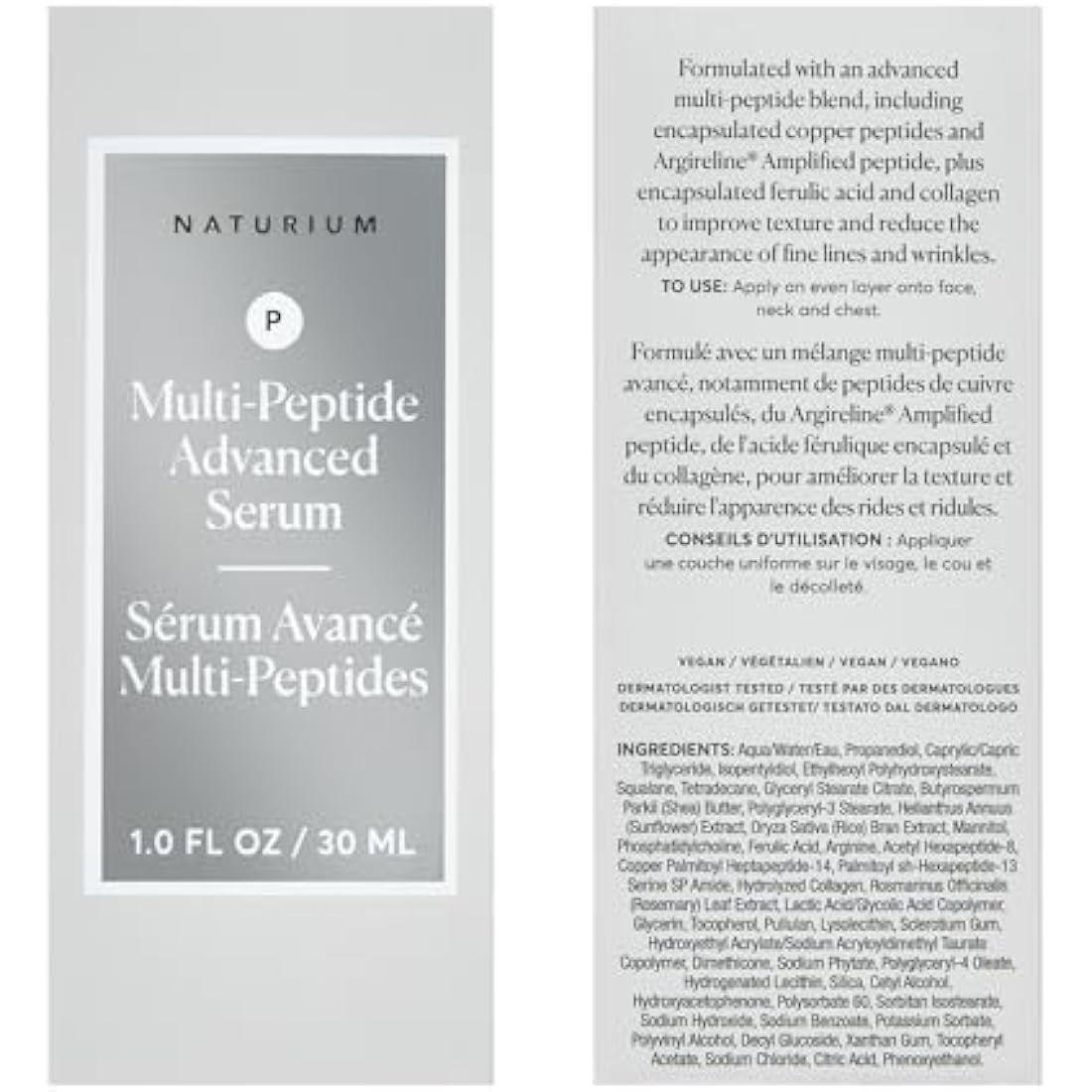 Naturium Multi-Peptide Advanced Serum | Firming & Smoothing Face Serum