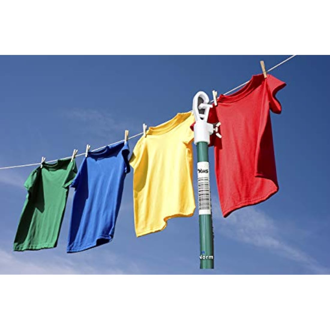 Jolof Store Galvanised Steel Telescopic Washing Line Clothes Prop - 2 Pack