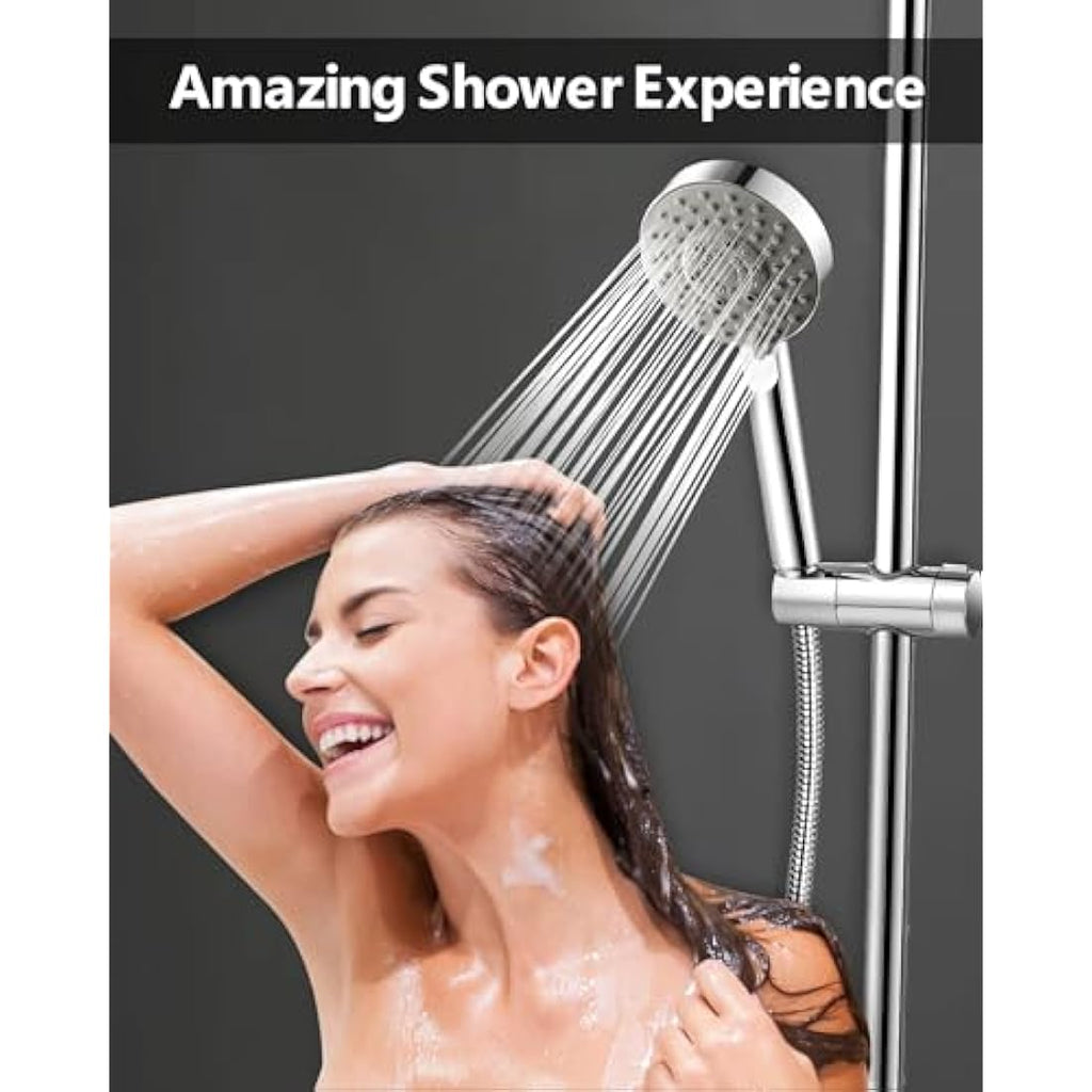 Jolof Store High Pressure Shower Head with 2M Hose | 5 Spray Modes
