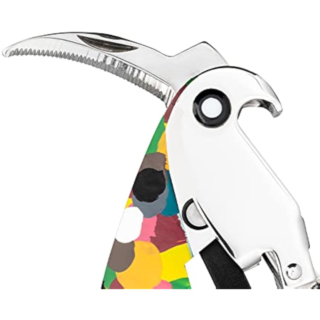 Alessi Parrot Sommelier Corkscrew – Multicolor Cast Aluminium Wine Opener
