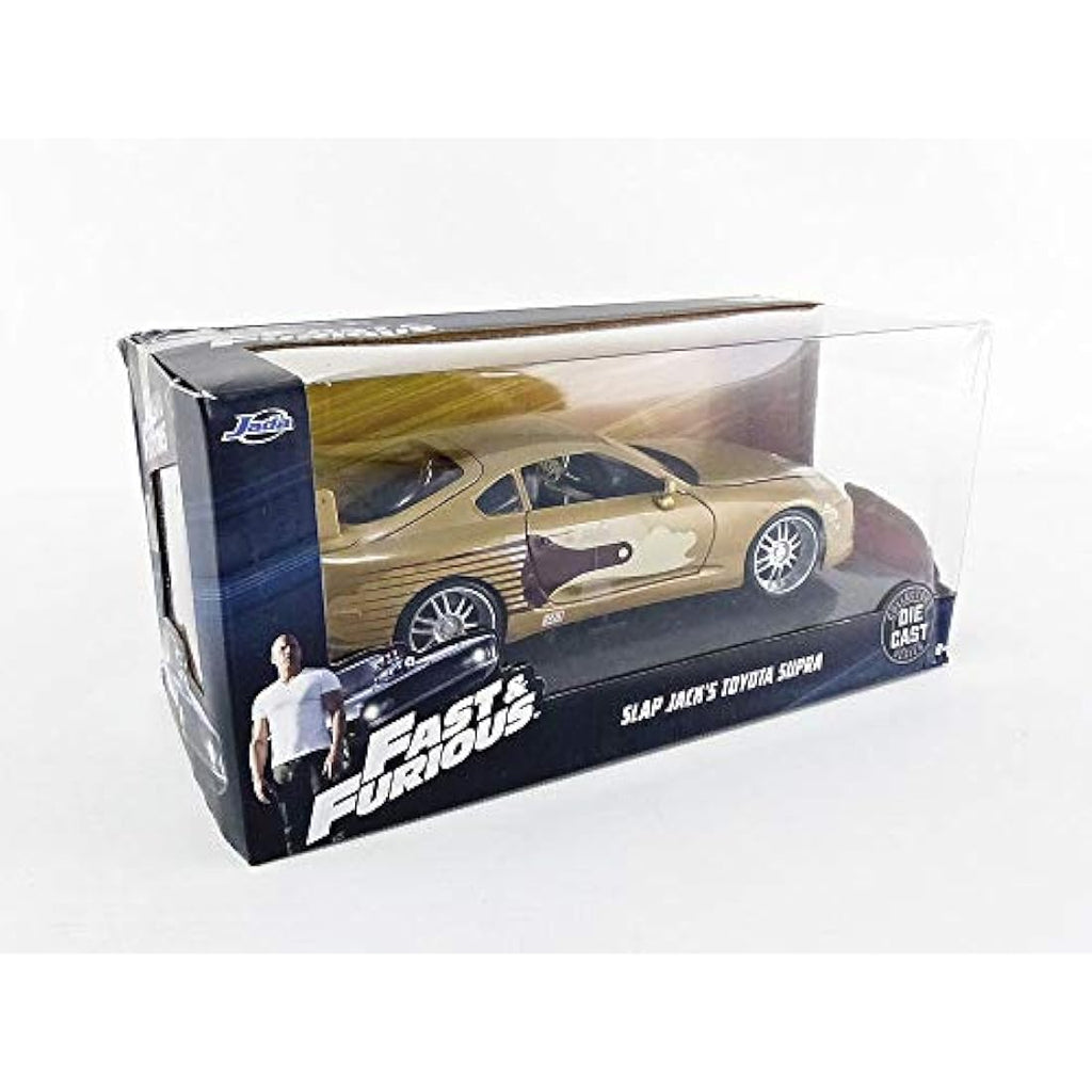 Jada Fast and Furious 1:24 '95 Toyota Supra Diecast Model Car - Gold