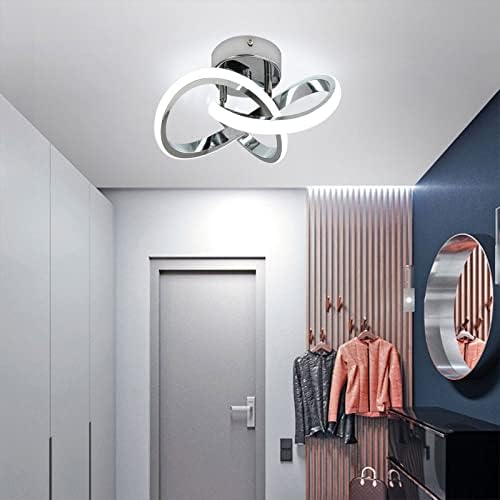 LED Ceiling Light – 22W Modern Silver Hallway Fixture
