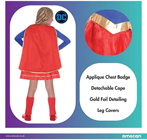 Supergirl Classic Kids Fancy Dress Costume – DC Comics by Amscan