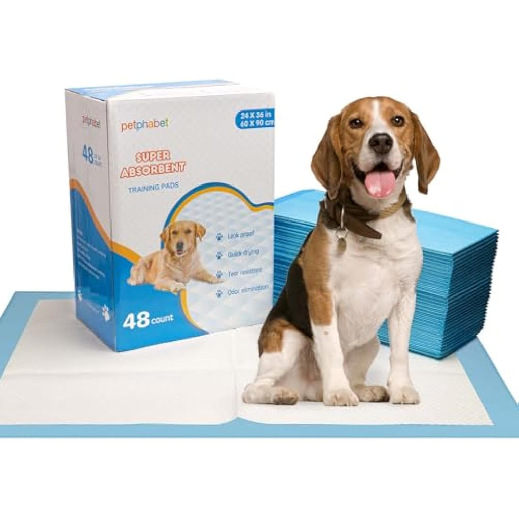 Petphabet XXL Puppy Pads – 60x90cm Super Absorbent Dog Training Pads