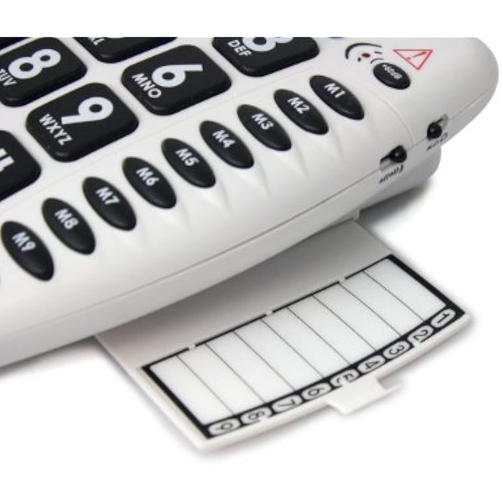 Geemarc Amplipower 50 – Amplified Corded Phone for Hearing Impaired | White