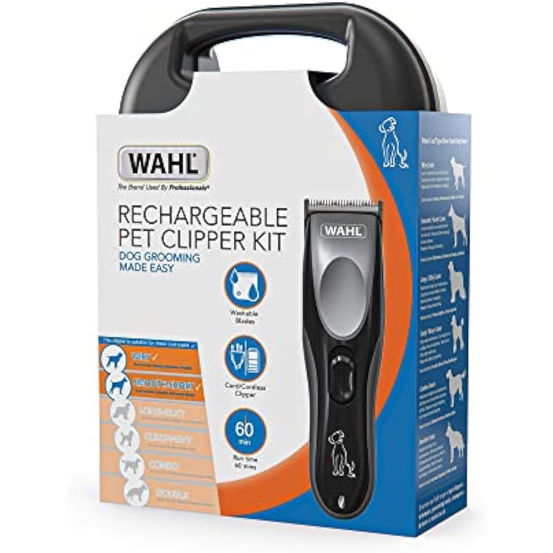 Wahl Performer Cordless Dog Clippers – Low Noise Pet Grooming Kit