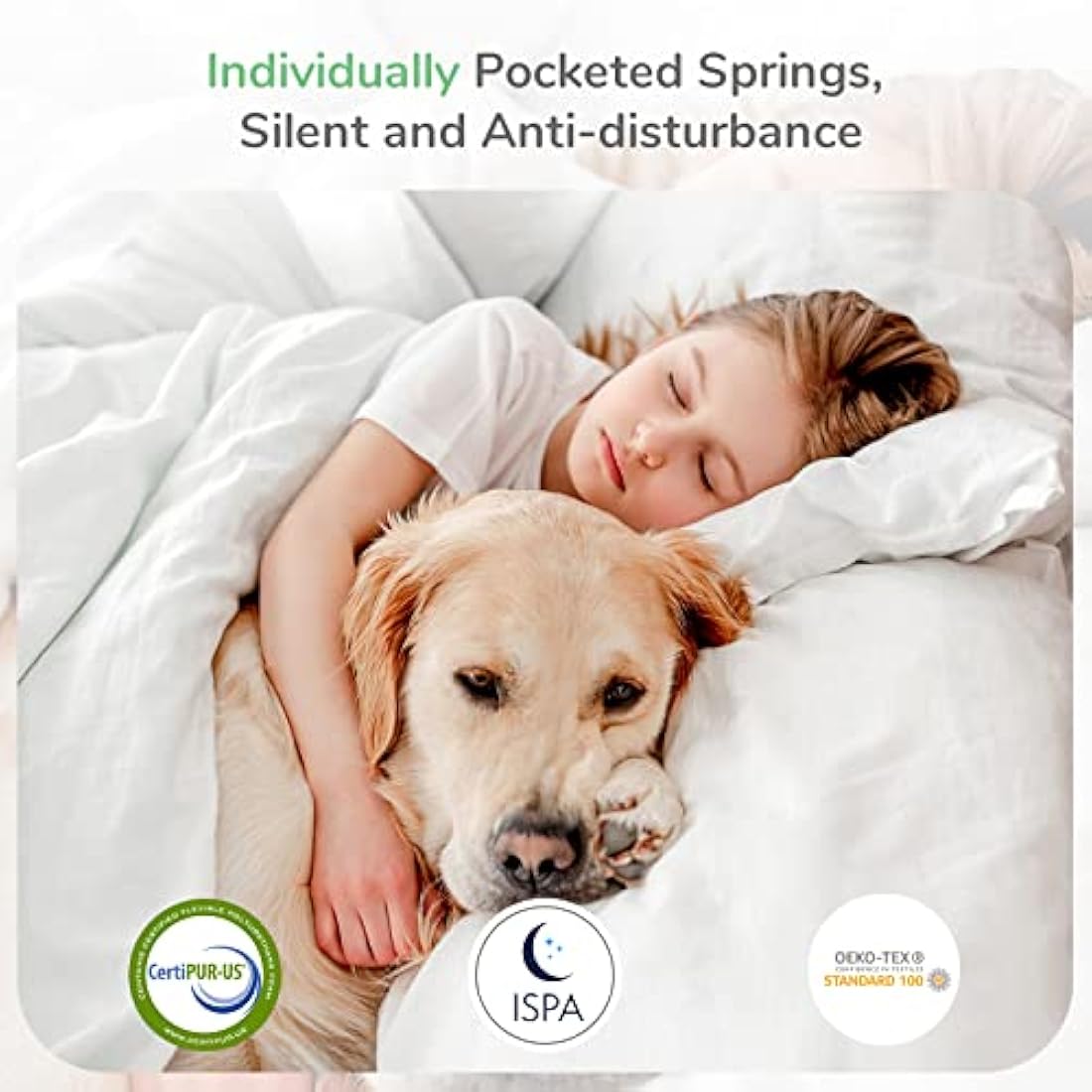 Novilla 7 Inch Single Hybrid Mattress | Gel Memory Foam & Pocket Sprung
