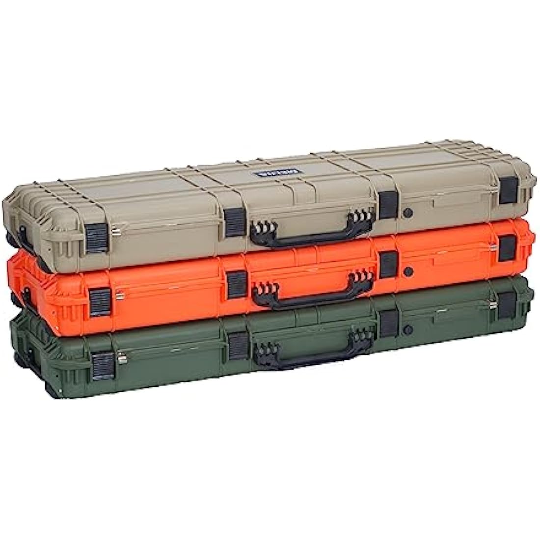 MEIJIA Waterproof Rolling Rifle Case with Customizable Foam – 38 Inch