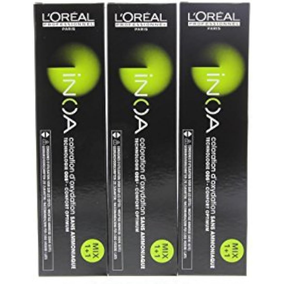 L'Oréal Inoa Hair Color No. 2 Brown – Ammonia-Free Vegan Dye (3 Pack)
