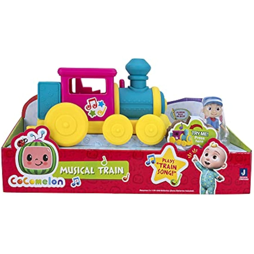 CoComelon Musical Train Toy with Exclusive Conductor JJ Figure