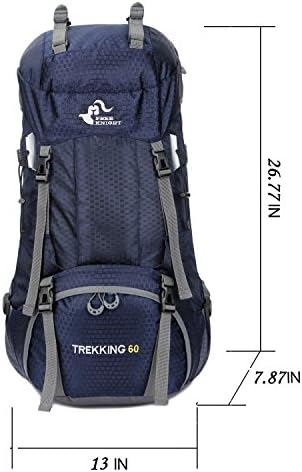 60L Waterproof Hiking Backpack – Lightweight Foldable Daypack