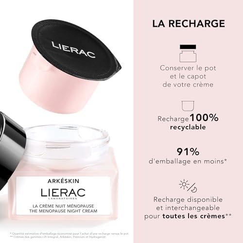 Lierac Arkeskin Menopause Night Cream – Anti-Aging Face Moisturizer 50ml