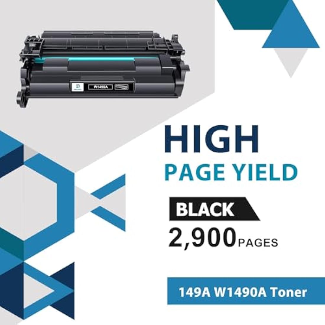 Inkalfa HP 149A W1490A Compatible Black Toner Cartridge with Chip | 2-Pack