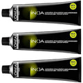 L'Oreal Inoa Ammonia-Free Hair Dye - 7 Medium Blonde (60ml) - 3 Pack
