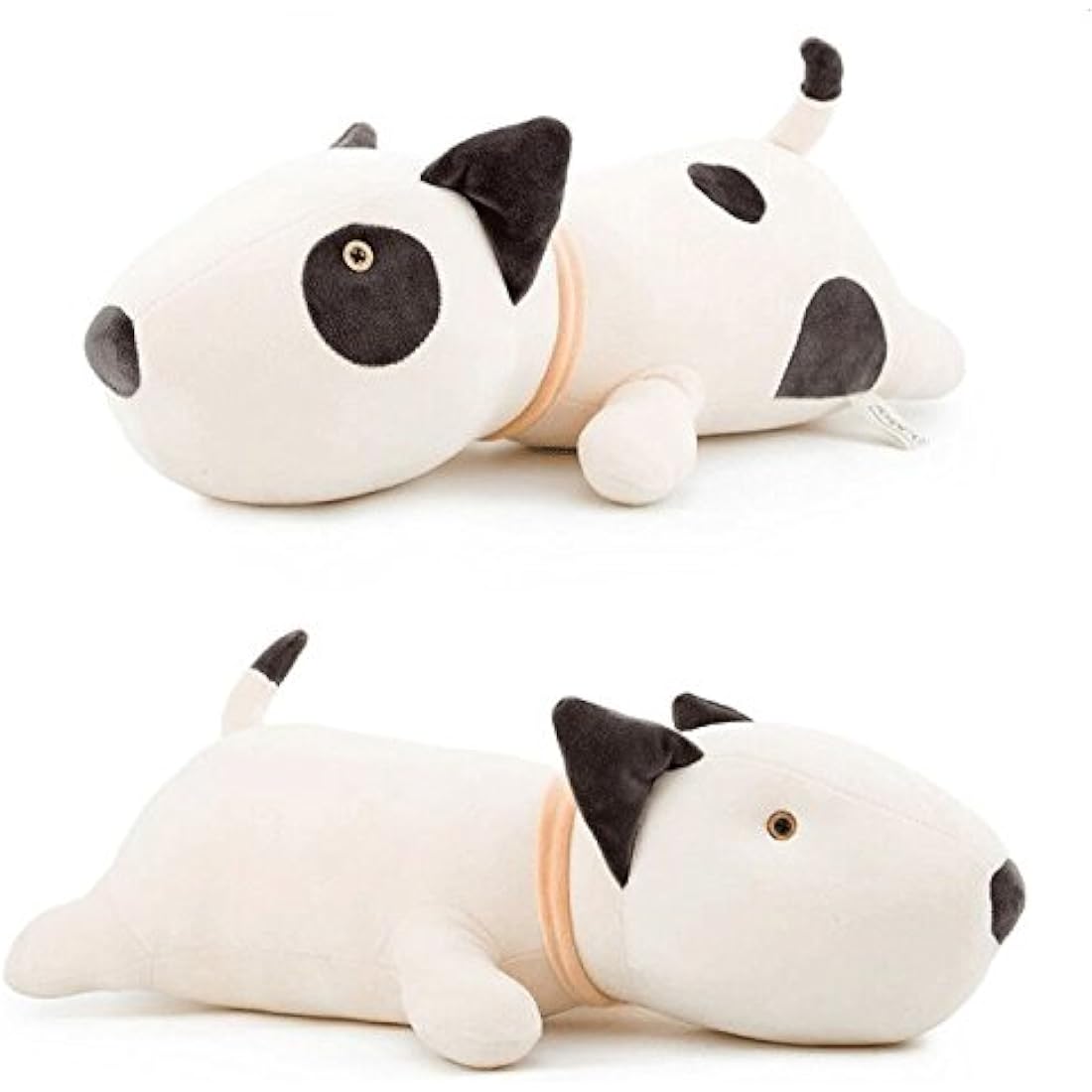 Vintoys Bull Terrier Plush Stuffed Animal - 21 Inch Soft Hugging Pillow